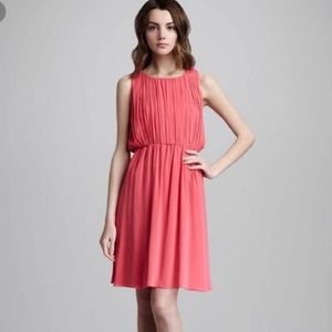 Alice + Olivia Hot Pink Silk Sleeveless Dress